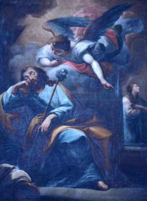 'El sueño de San José', anónimo, de finales del siglo XVIII, del Santuario de La Fuencisla 