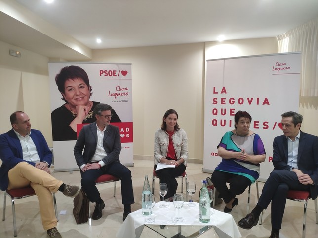 Encuentro electoral del PSOE con representantes del empresariado