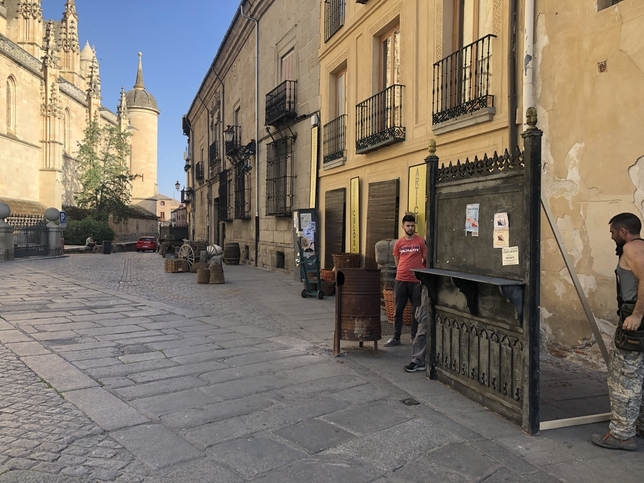 Segovia acoge el rodaje de una serie de televisión