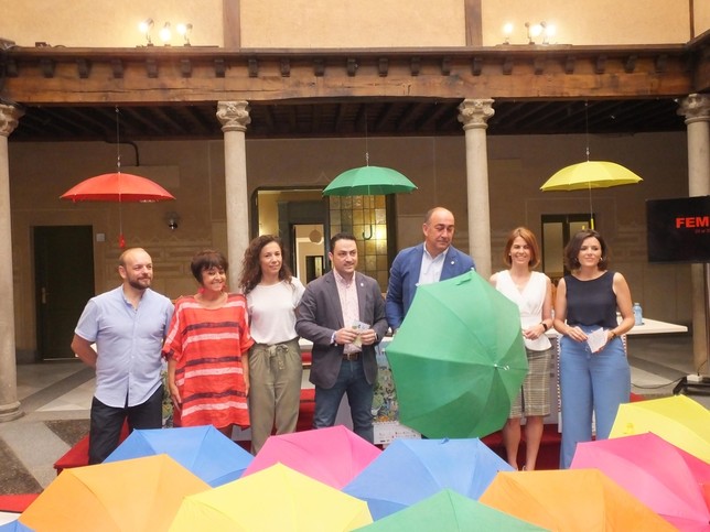 Presentacion de Femuka 2019 en el patio de columnas de la Diputación.