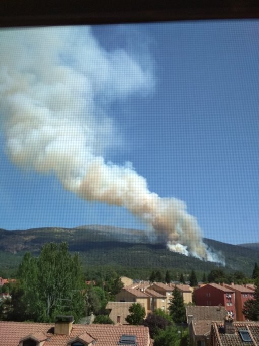 El incendio de La Granja visto por los agentes forestales