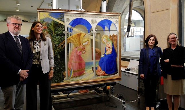 'La Anunciación' de Fra Angélico recupera su resplandor
