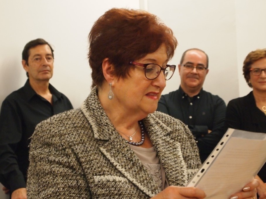 Marcela Sancho agradece la concesión del galardón que otorga la Diócesis