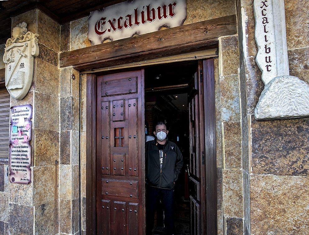 Joaquín Estévez, dueño de Cervecería Excalibur, en Nueva Segovia.