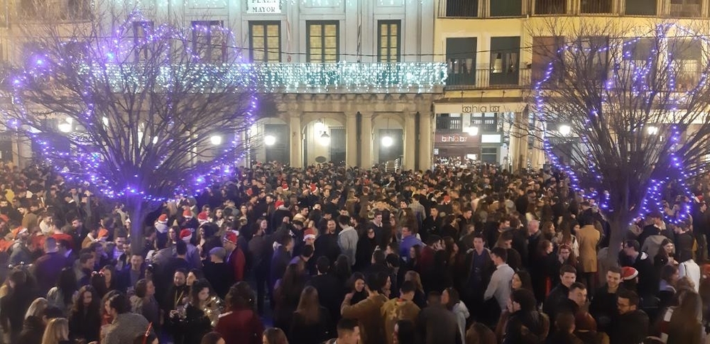 Plaza Mayor de Segovia, el 24 de diciembre de 2019, en la llamada ‘Tardebuena’. 