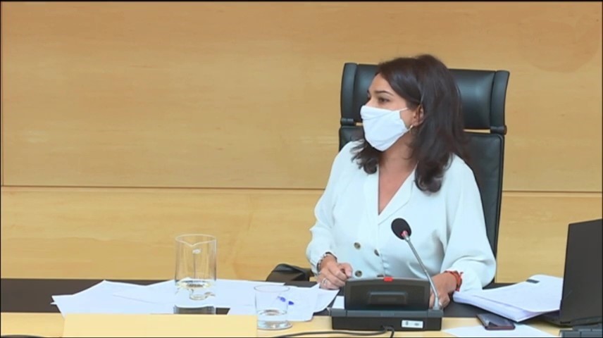La procuradora del PSOE Alicia Palomo
