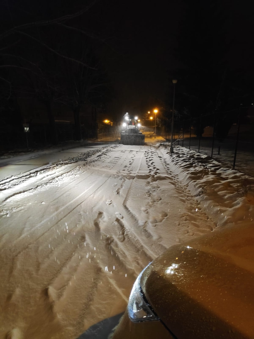 Canceladas las rutas escolares en El Espinar por la nieve