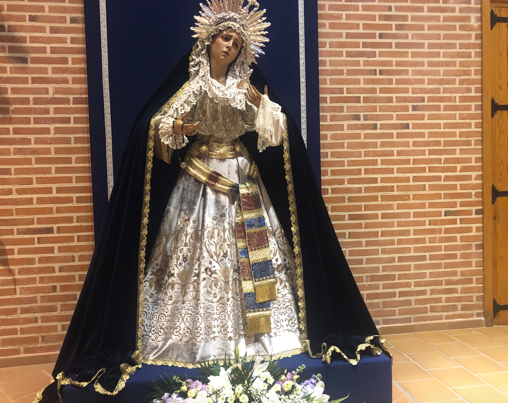 La Virgen Dolorosa luce en su esplendor en Nueva Segovia