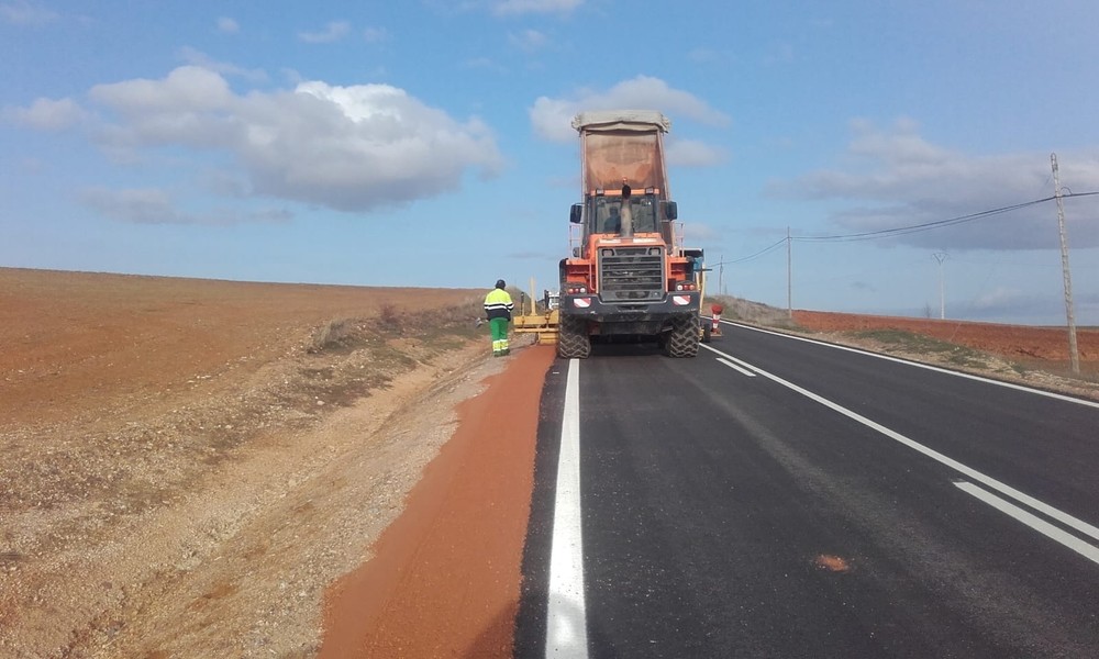 Termina la obra de la carretera Bercimuel-Campo de San Pedro