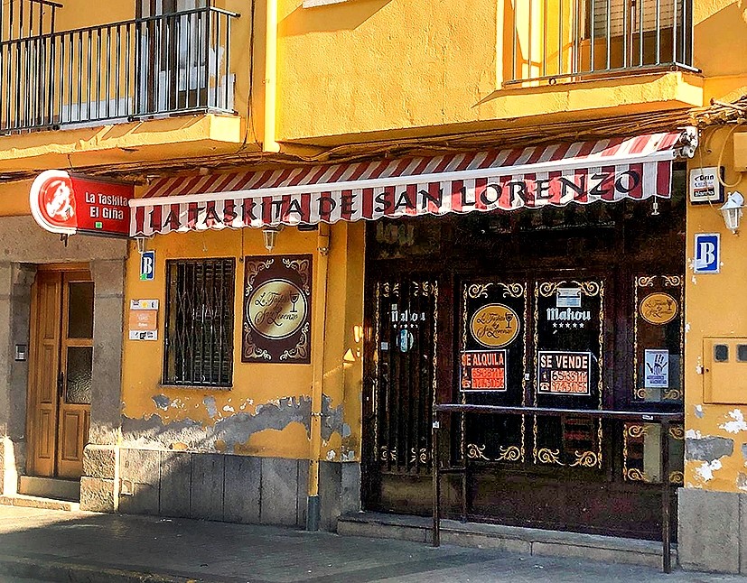 El Bar la Taskita, en San Lorenzo, que cerró hace un par de meses.