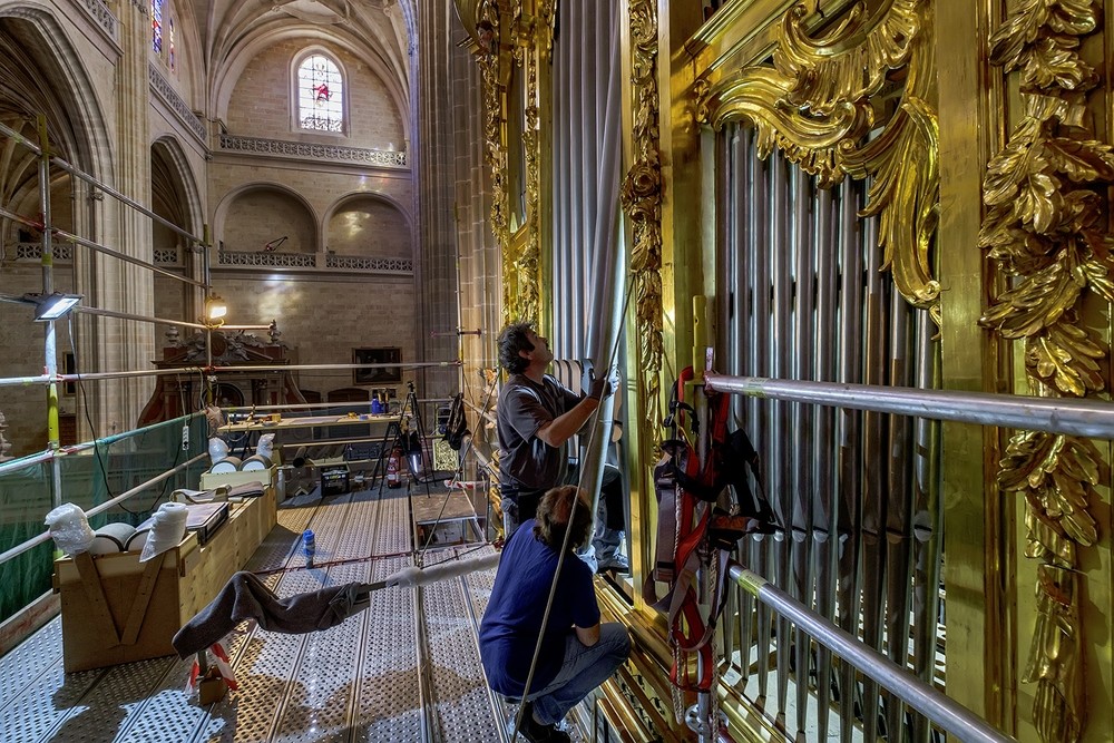 Dos años de restauración del órgano de la Catedral 