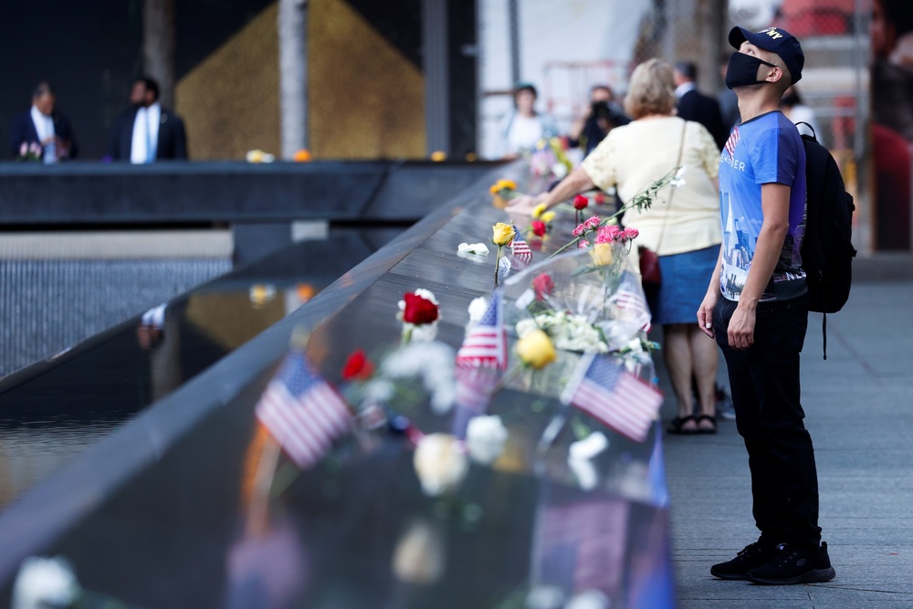 20th anniversary of September 11 attacks  / MIKE SEGAR / POOL