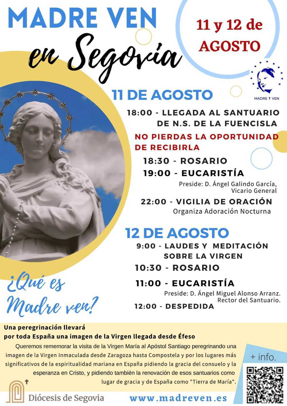 Llega a Segovia una imagen de la Virgen procedente de Éfeso