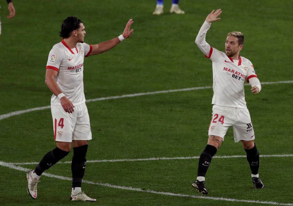 El Sevilla golea al Getafe