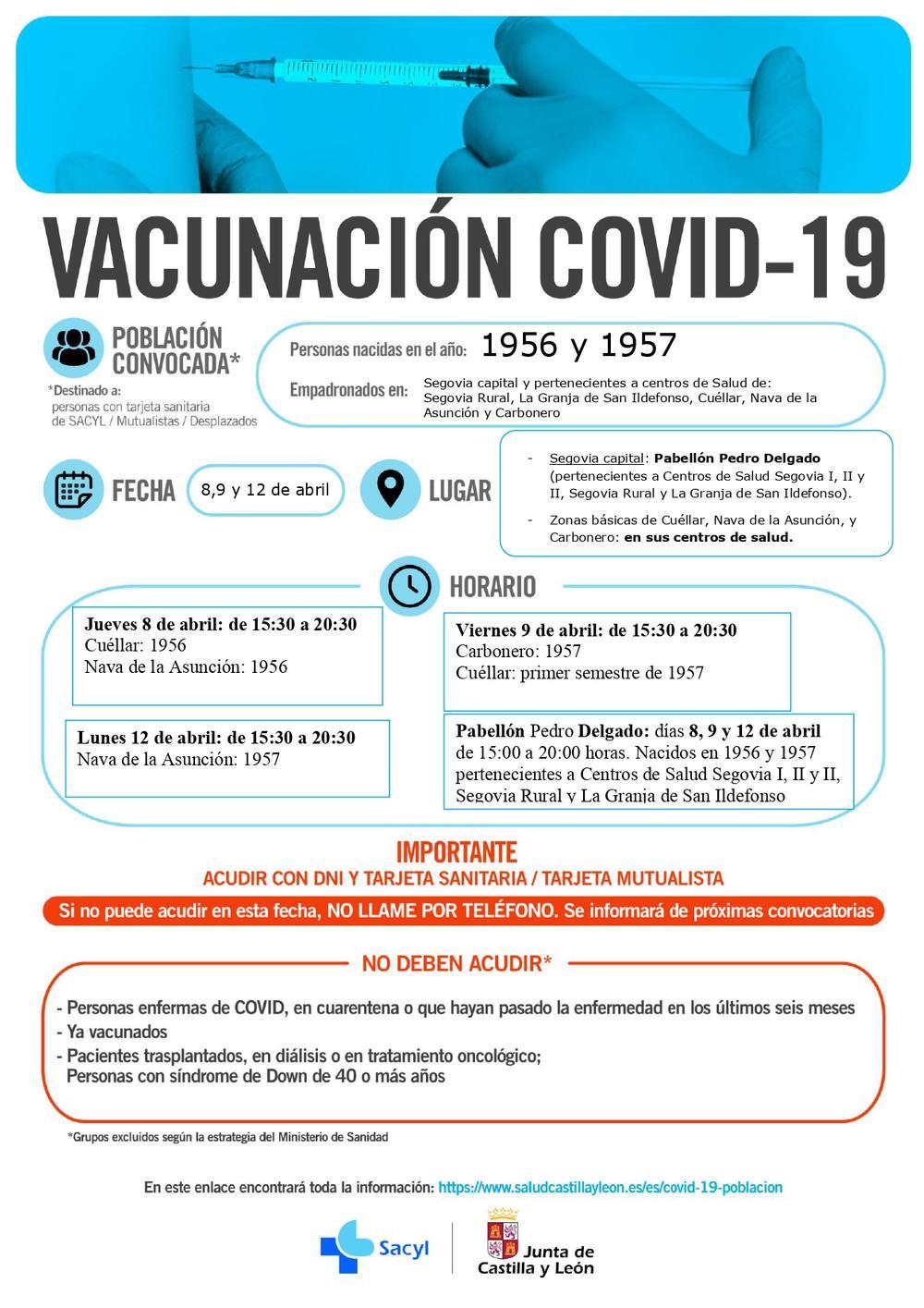 Segovia reanuda esta tarde la vacunación con AstraZeneca