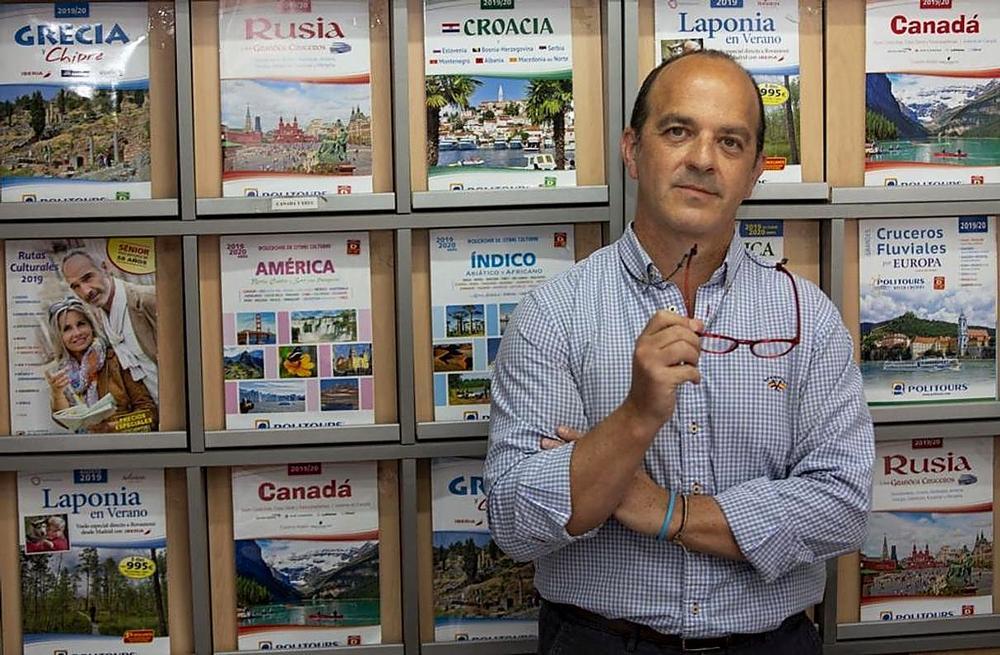 Luis García Patiño, presidente de la Asociación de Agencias de Viajes de Segovia y responsable de Viajes Patiño. 