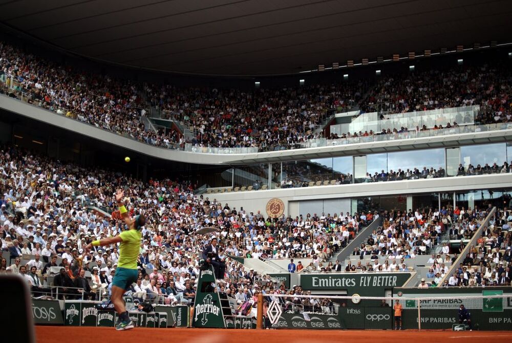French Open tennis tournament at Roland Garros  / MARTIN DIVISEK