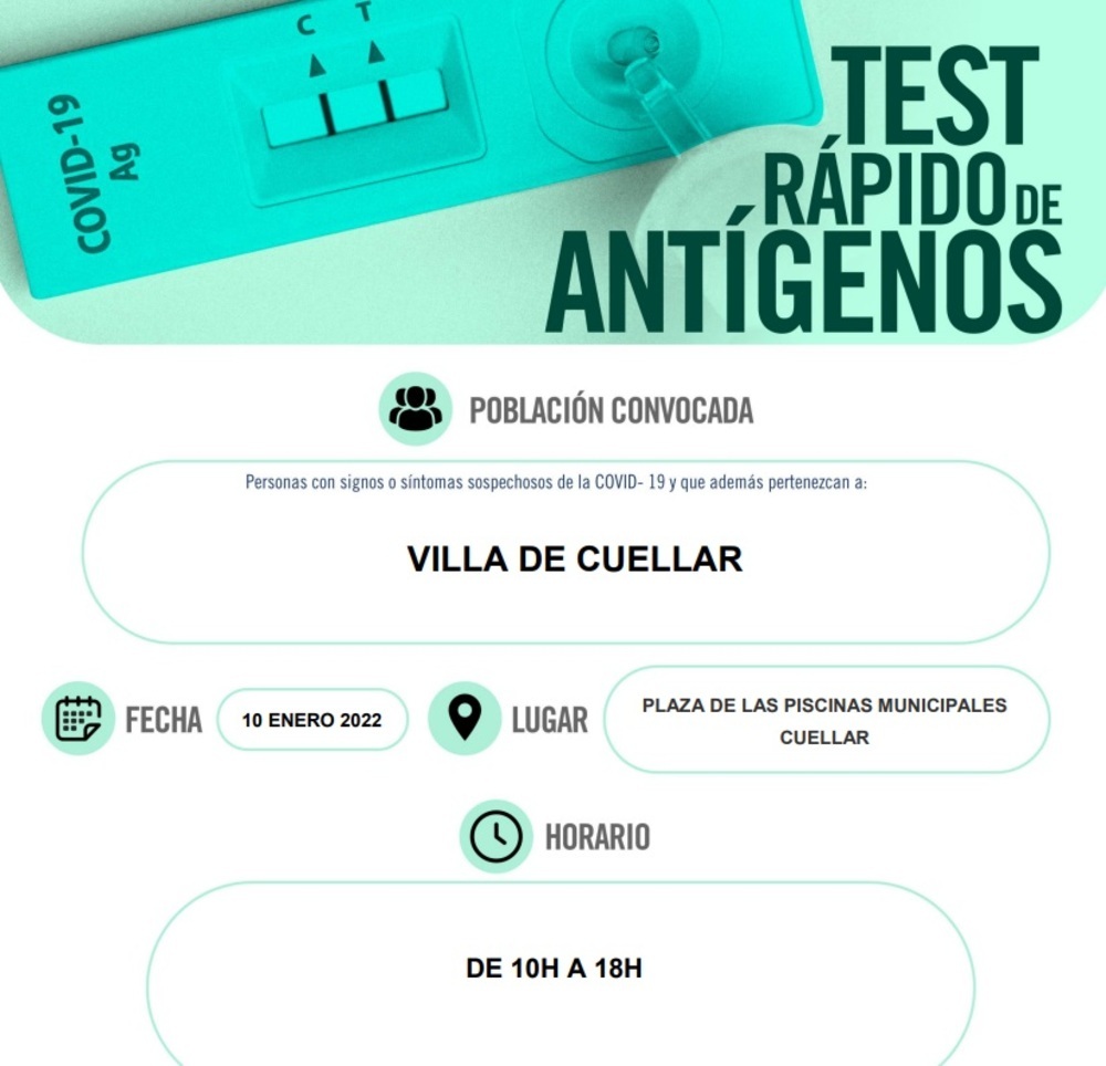 La unidad móvil de test también atenderá casos sospechosos