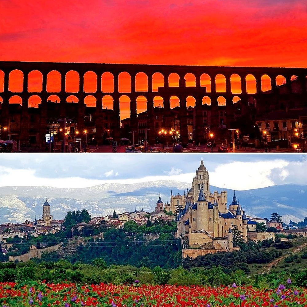Imágenes de Segovia realizadas por Herrero en diferentes épocas del año