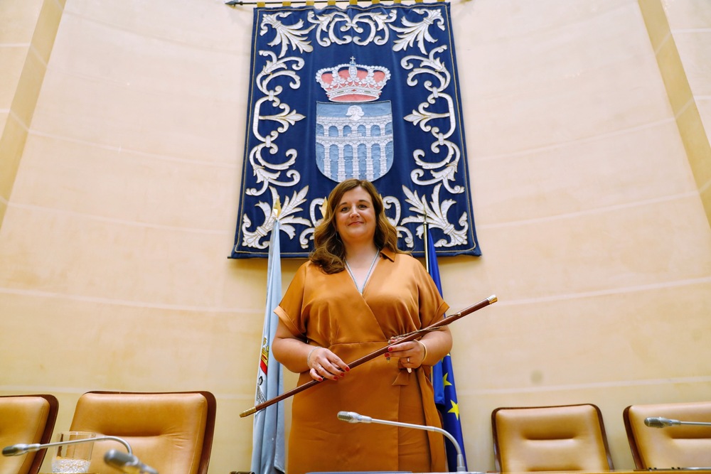 Pleno de elecci?n y proclamaci?n de la nueva alcaldesa de Segovia  / @NACHO VALVERDE