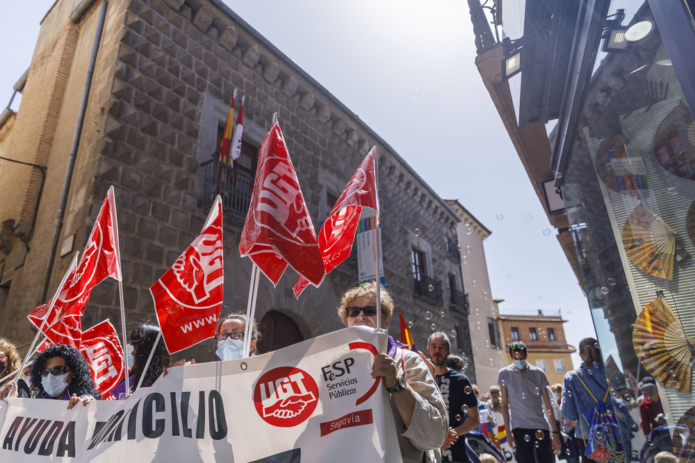 UGT y CCOO convocan movilizaciones con motivo del D?a Internacional del Trabajo  / NACHO VALVERDE / ICAL