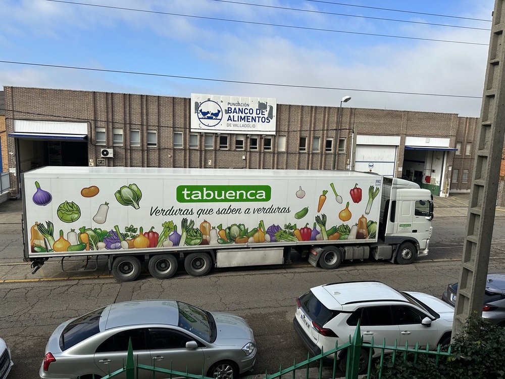 Tabuenca dona 5000 kilos de zanahorias a Bancos de Alimentos