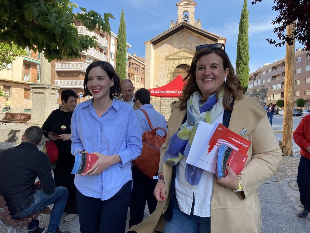 La secretaria de Igualdad del PSOE apoya a Martín en Segovia