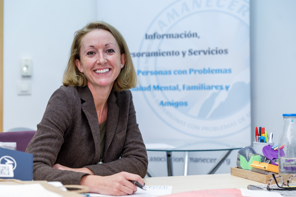 Patricia del Río, gerente de la asociación Amanecer.