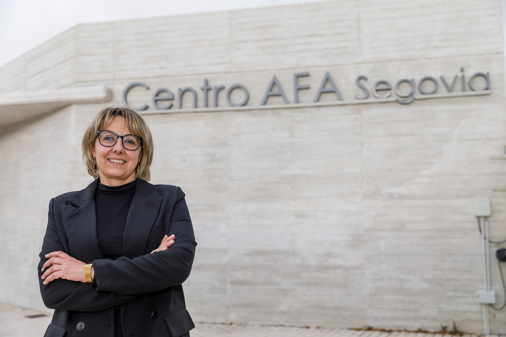 La gerente de AFA Segovia, Anabel de Pedro.