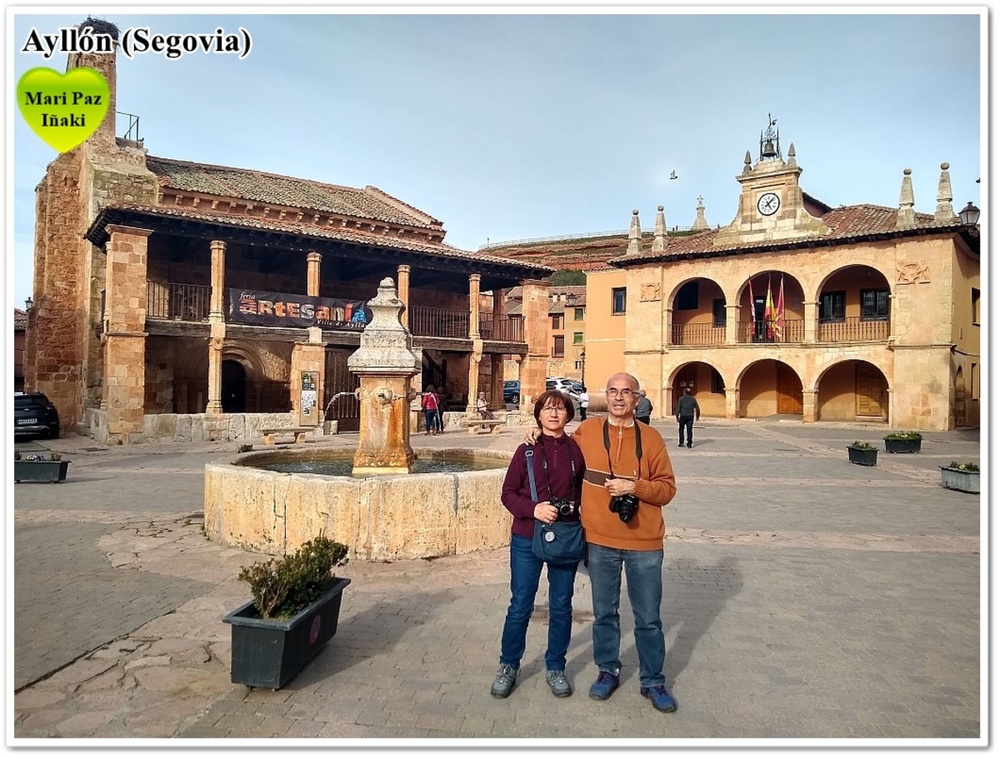 Iñaki y Mari Paz han visitado recientemente la villa de Ayllón.
