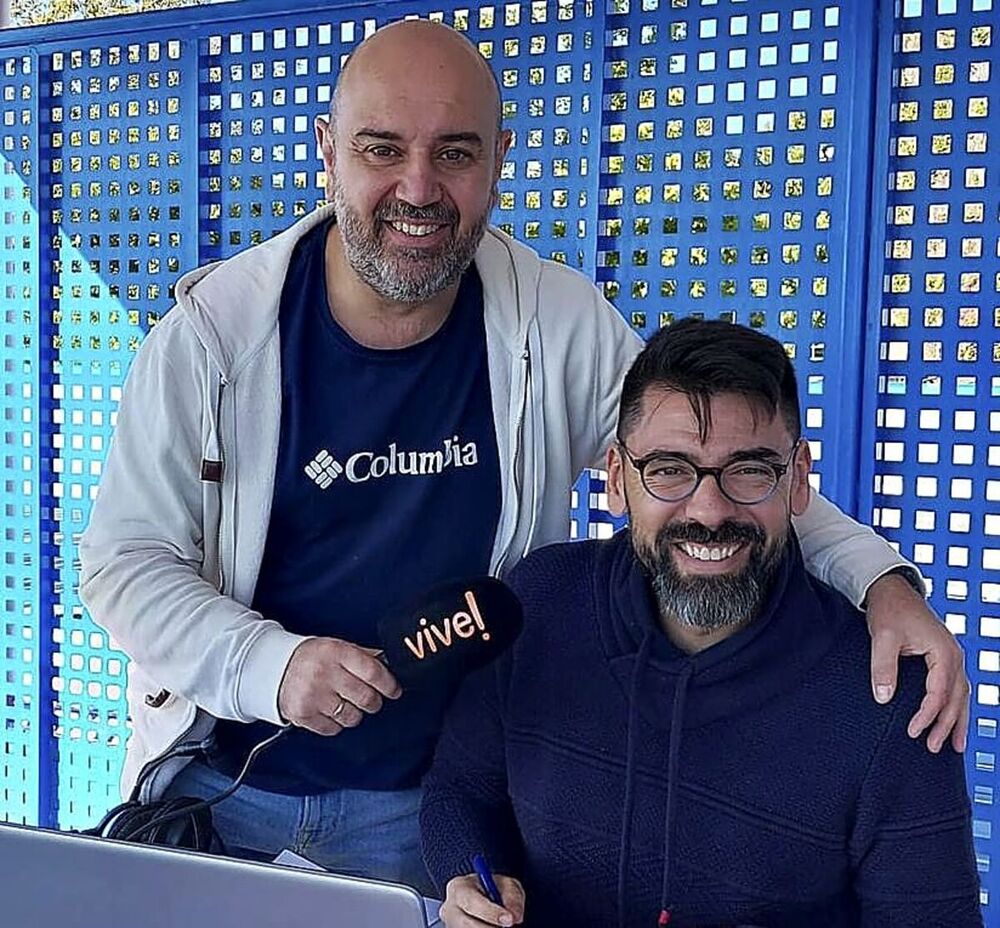 David Matarranz y Sergio Perela, encargados de las retransmisiones de los partidos de la Segoviana.