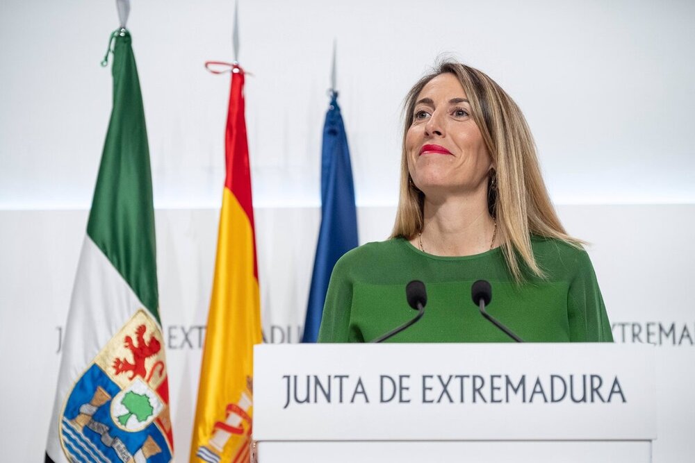 María Guardiola, admise après avoir souffert d’une septicémie