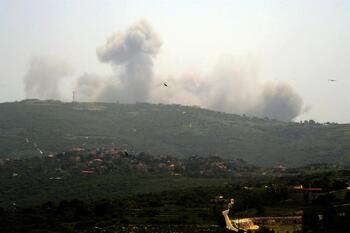 La aviación israelí bombardea posiciones de Hezbolá