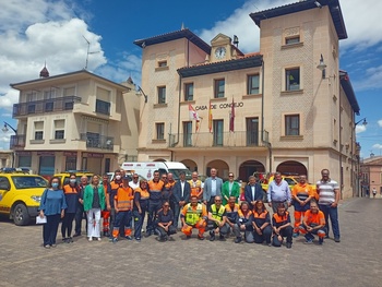 La Junta suministra material a Protección Civil de Segovia