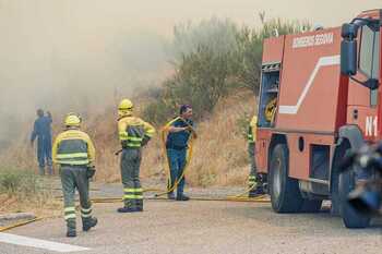 El incendio de Navafría ha calcinado ya mil hectáreas