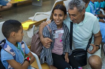 136 niños saharauis llegan a CyL con 20 días de retraso