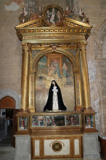 Restaurados dos retablos de la iglesia de Villacastín