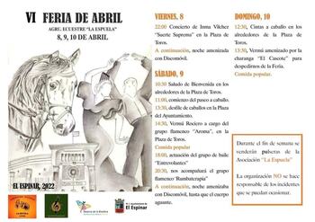 El Espinar celebra la Feria de Abril del 8 al 10 de abril