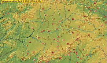 Segovia marca la temperatura mínima nocturna más alta de CyL
