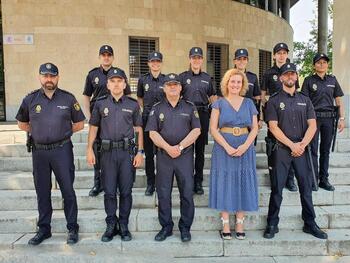 La Comisaría de Segovia recibe a ocho nuevos policías-alumnos