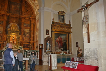 Restauran tallas de la iglesia de Cobos con más de 500 años