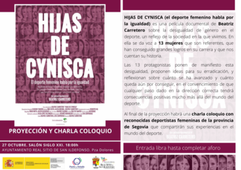Proyección del documental Hijas de Cynisca en el Real Sitio