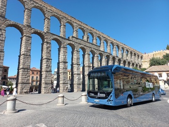 Segovia vuelve a probar un autobús urbano eléctrico