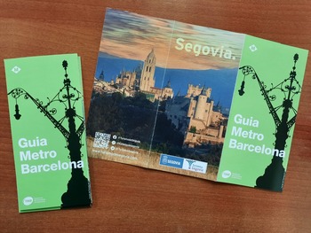 Segovia, en el plano de metro de Barcelona