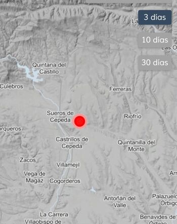 Terremoto de 4,3 grados Ritcher en Villajemil (León)
