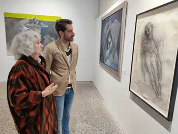 La pintora Margarita Pamies expone  'Huellas del pensamiento'