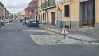 Cs pide el asfaltado pendiente en la calle de Santa Teresa