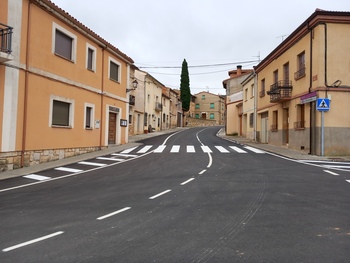La Diputación mejora la carretera de Montejo de la Vega