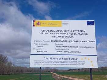 Iniciadas las obras para una nueva depuradora en Ayllón