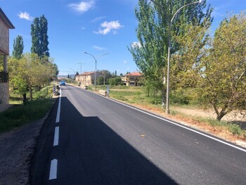 Finalizan las obras de la carretera de Madrona